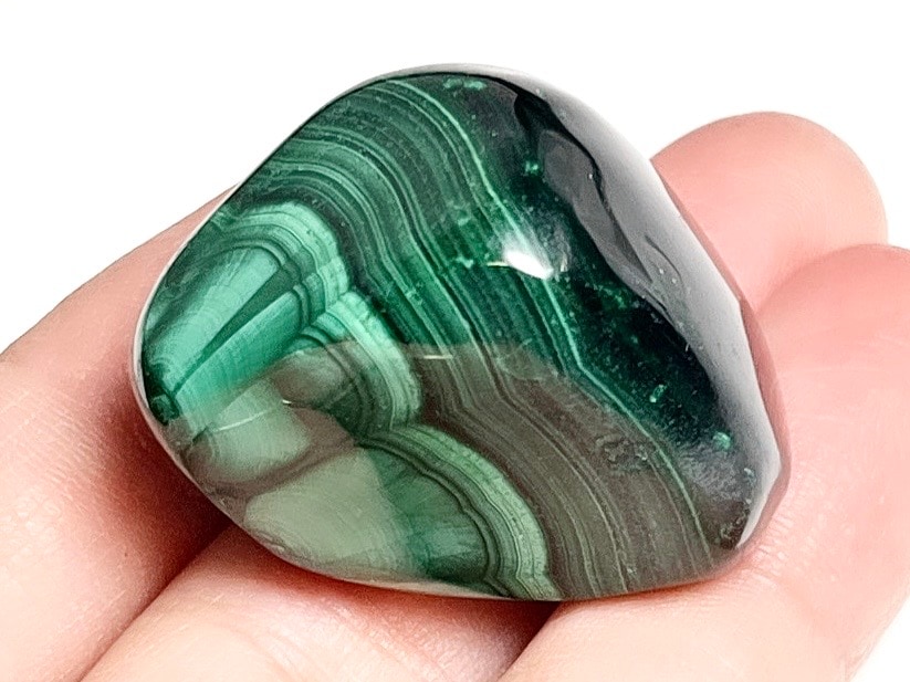 コンゴ民主共和国産 マラカイト タンブル ( 孔雀石 )/ Malachite