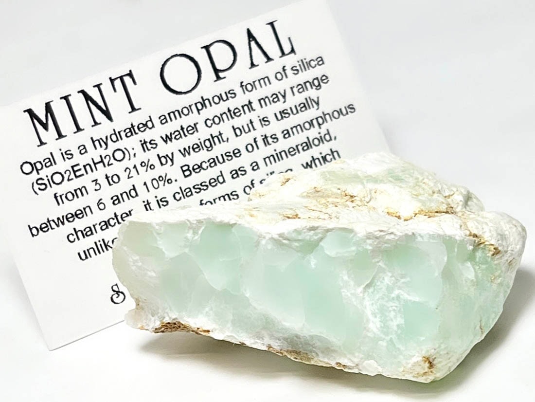 インドネシア産 ミントオパール ( 蛋白石 )/ Mint Opal