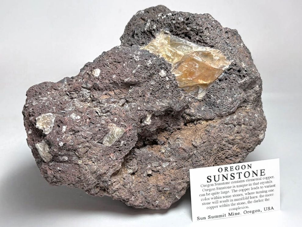 アメリカ・オレゴン州産 オレゴンサンストーン / Oregon Sunstone
