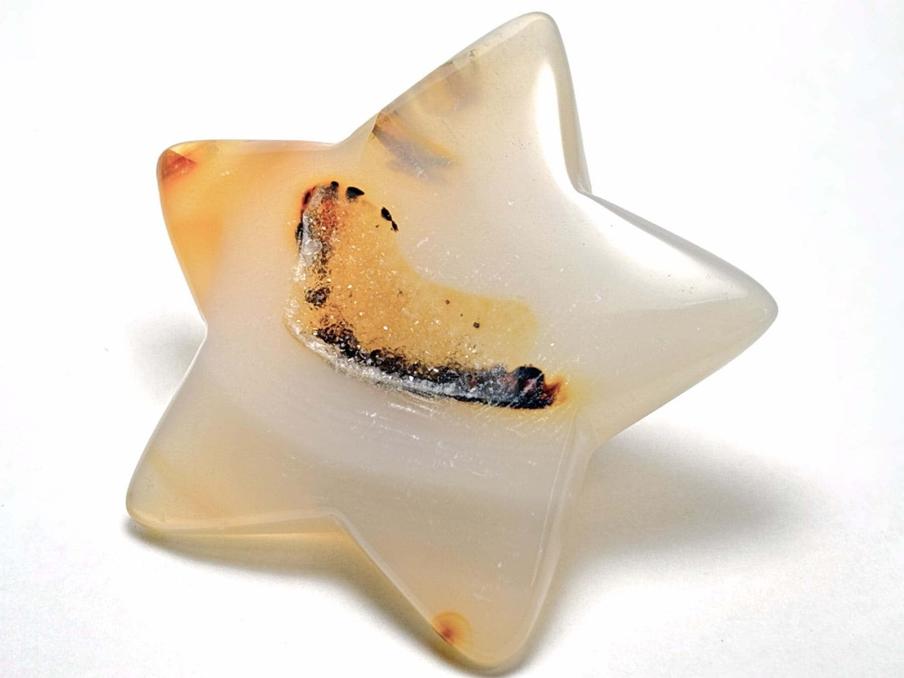 アゲート 星型彫刻 / Agate & Chalcedony