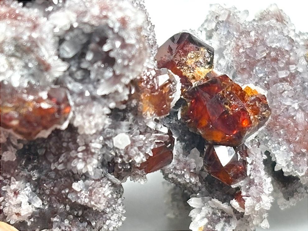 【10g】中国湖南省 水口山産 スファレライト（閃亜鉛鉱）母岩付 鉱物標本 湖南省産 スファレライト ( 閃亜鉛鉱 ) / Sphalerite