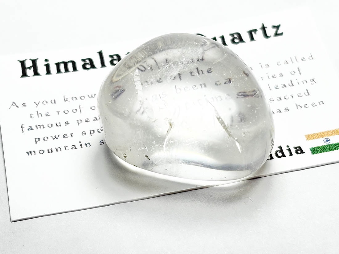 インド産 ヒマラヤ水晶 タンブル / Himalayan Quartz