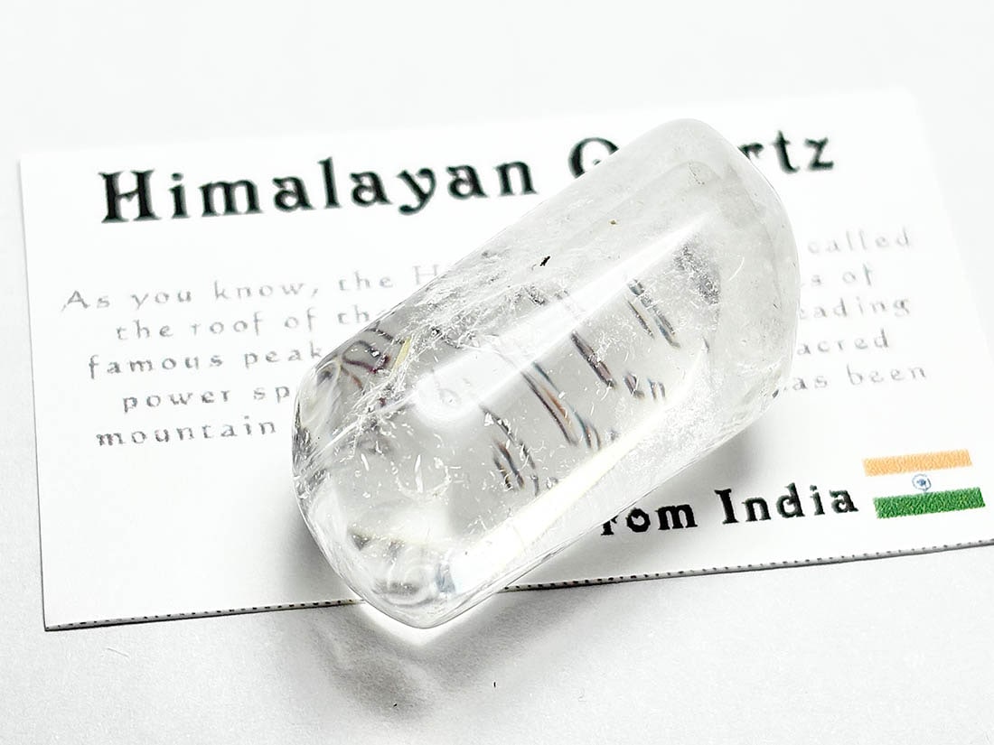 インド産 ヒマラヤ水晶 タンブル / Himalayan Quartz
