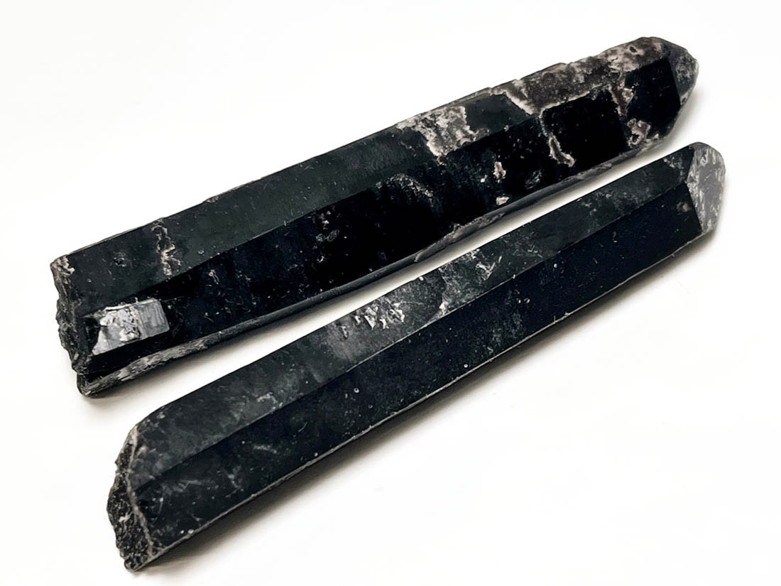 内モンゴル産 シンギングモリオン(レーザーモリオン) ポイント ２本セット / Laser Morion