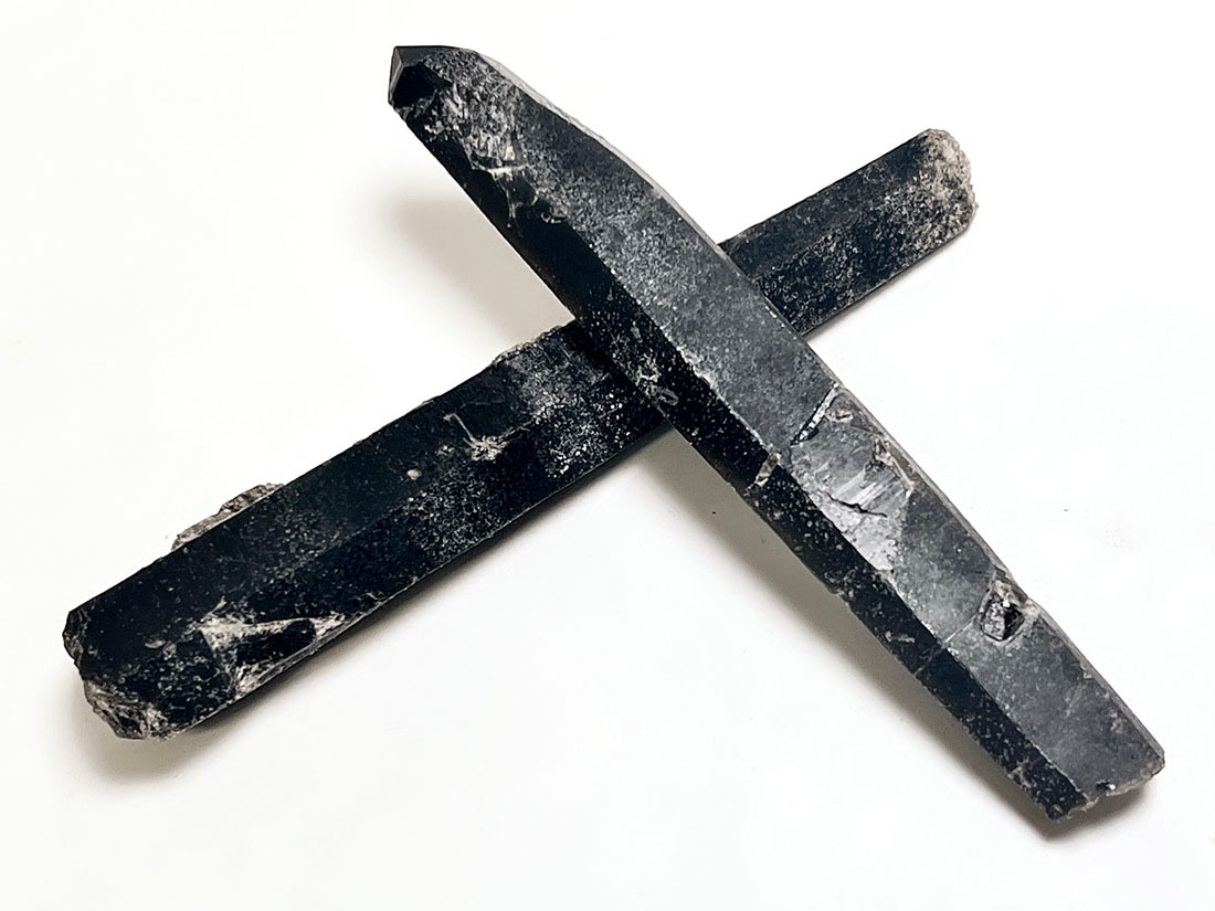 内モンゴル産 シンギングモリオン(レーザーモリオン) ポイント ２本セット / Laser Morion