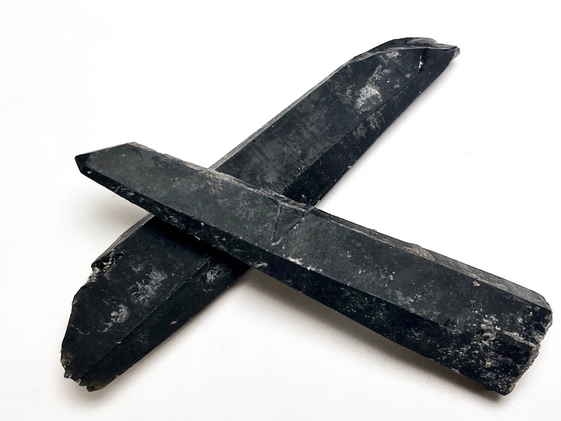 内モンゴル産 シンギングモリオン(レーザーモリオン) ポイント ２本セット / Laser Morion