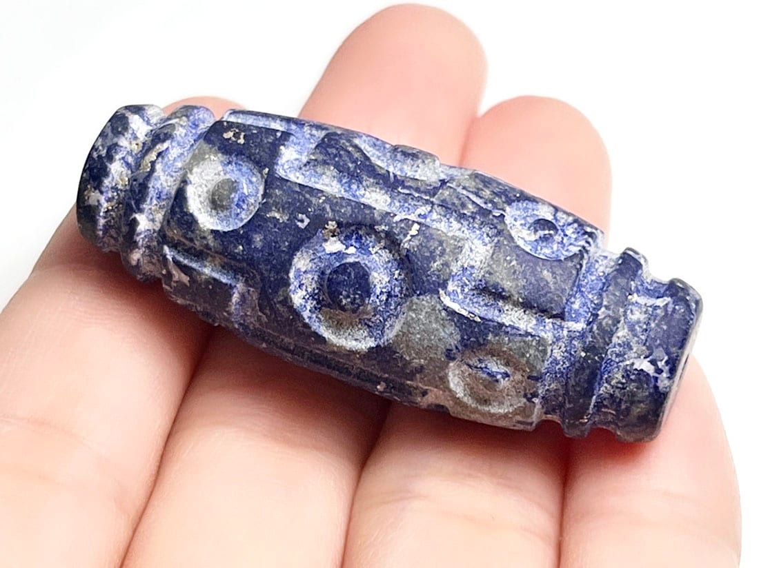 レア！ラピスラズリ ( 九眼天珠 )/Lapis Lazuli