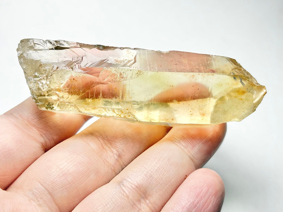 ブラジル産 ナチュラルシトリン / Natural Citrine (非加熱黄水晶)