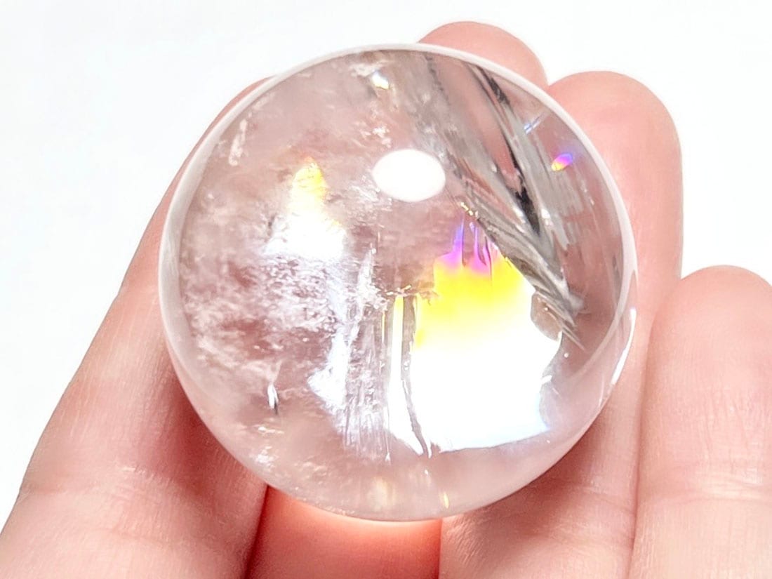レインボー水晶