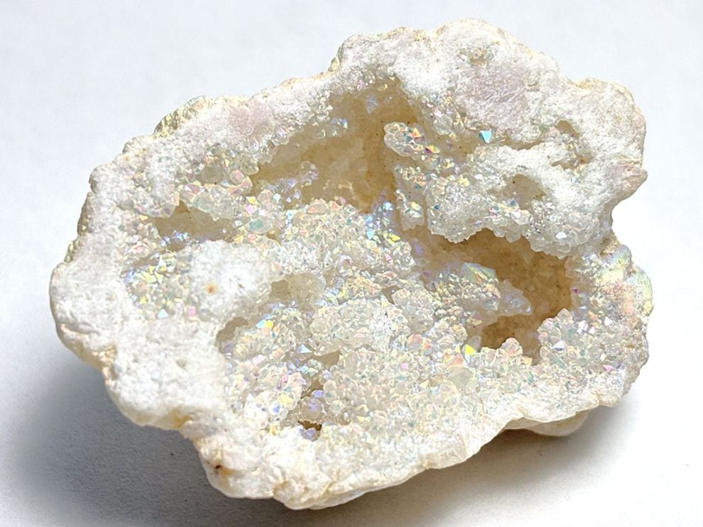 モロッコ産 オーラクォーツ ジオード/ Aura Quartz Geode