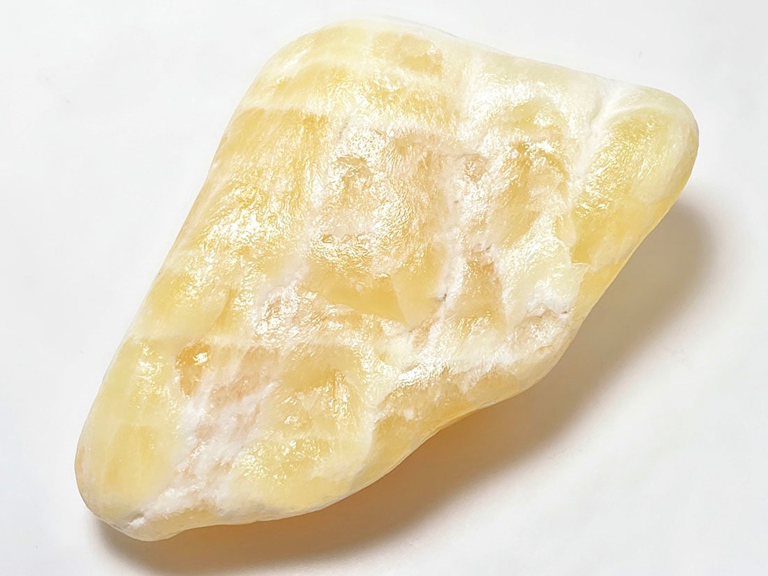 メキシコ産オレンジカルサイト フロスト タンブル / Orange Calcite