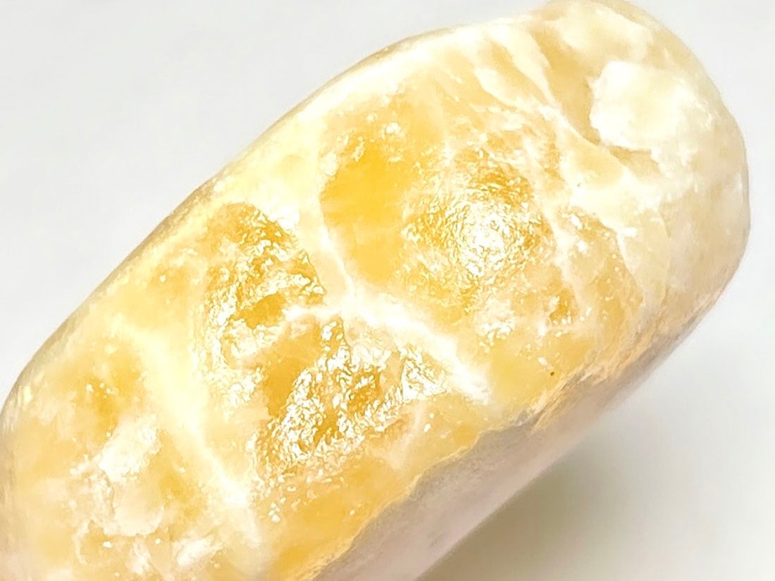 メキシコ産オレンジカルサイト フロスト タンブル / Orange Calcite