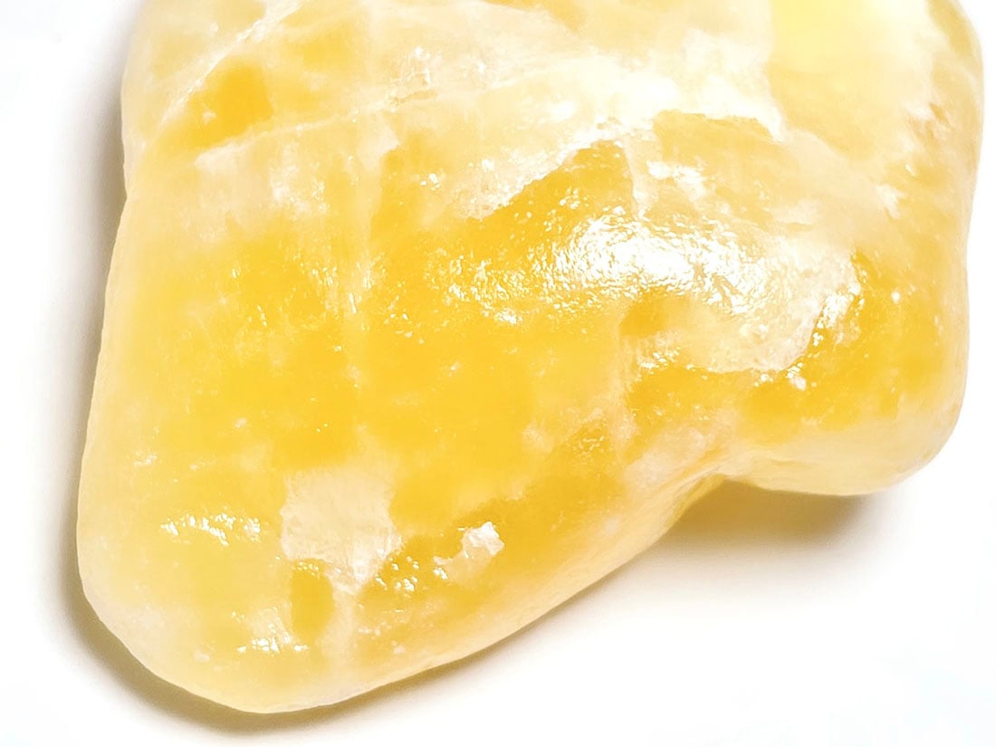 メキシコ産オレンジカルサイト フロスト タンブル / Orange Calcite