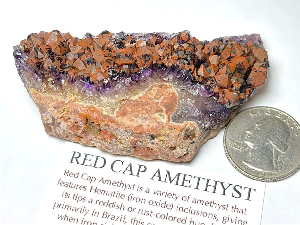 ブラジル産 レッドキャップアメジスト / Red Cap Amethyst