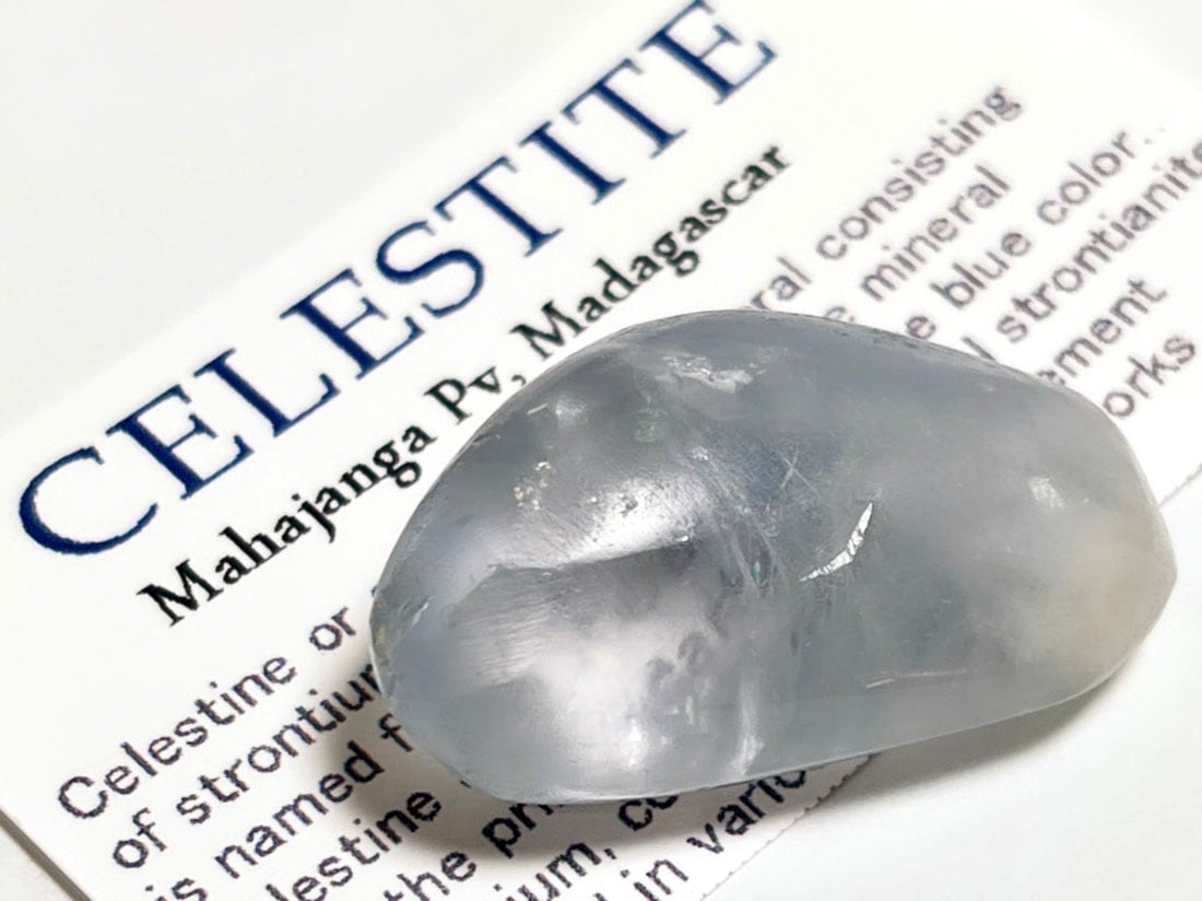 マダガスカル産 セレスタイト タンブル ( 天青石 )/ Celestite 