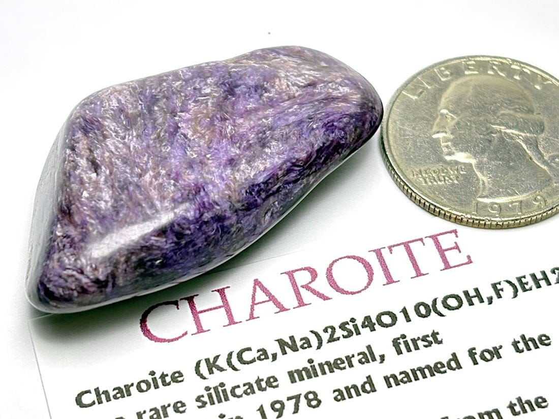 ロシア産 チャロアイト タンブル / Charoite 