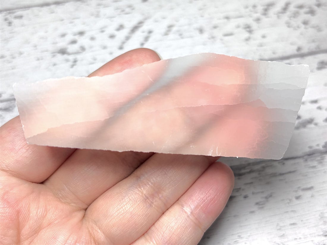 モロッコ産セレナイト テレビ石 (TV ROCK) / Selenite