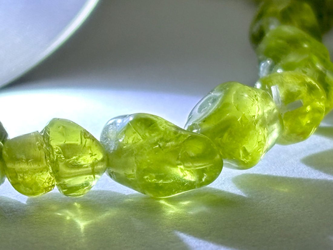 ペリドット ブレスレット(不定形) /Peridot