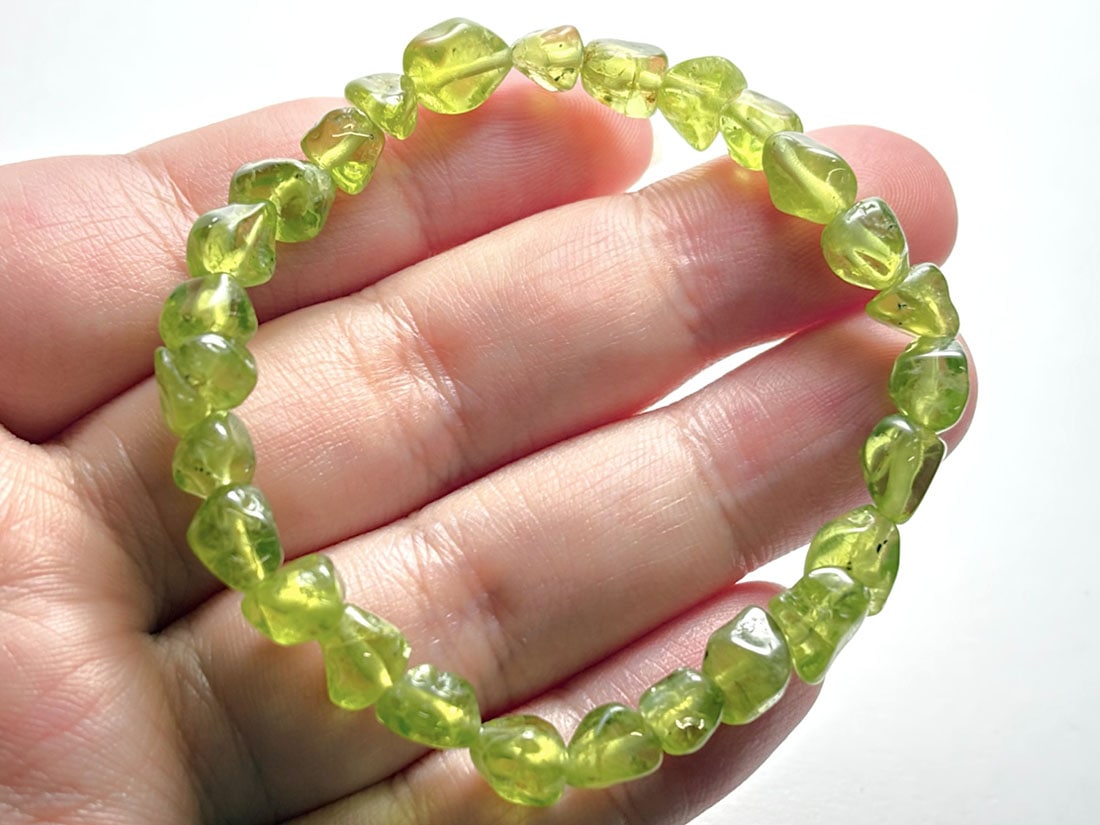 ペリドット ブレスレット(不定形) /Peridot