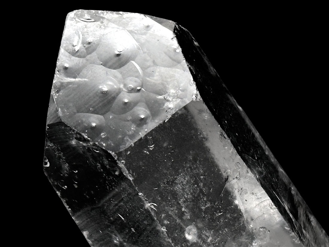 レア! マダガスカル産 変わりファセット 水晶 ポイント / Crystal Quartz