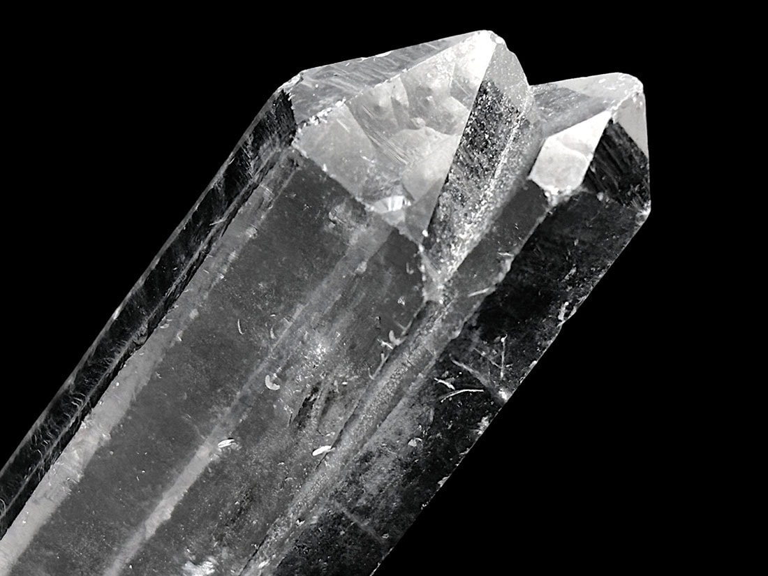 レア! マダガスカル産 変わりファセット 水晶 ポイント / Crystal Quartz