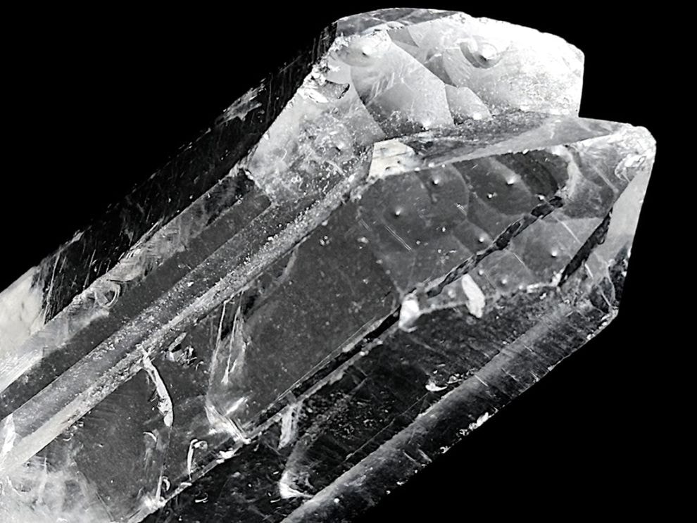 レア! マダガスカル産 変わりファセット 水晶 ポイント / Crystal Quartz