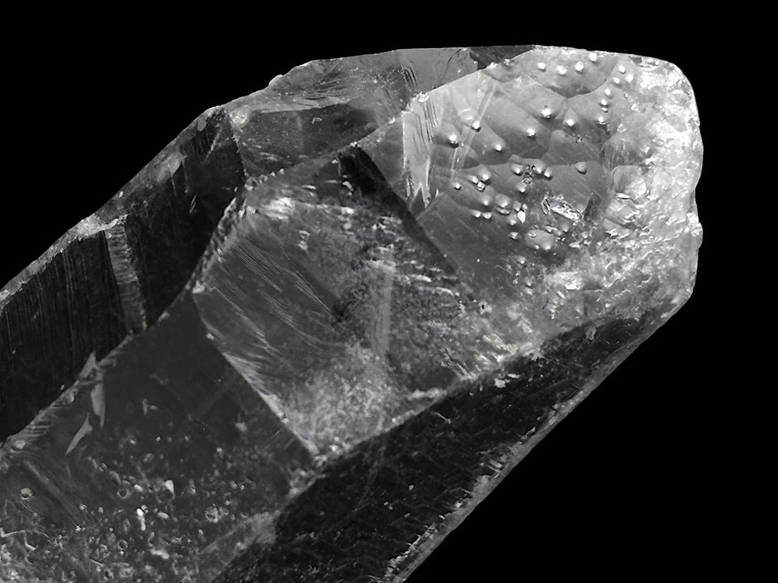 レア! マダガスカル産 変わりファセット 水晶 ポイント / Crystal Quartz