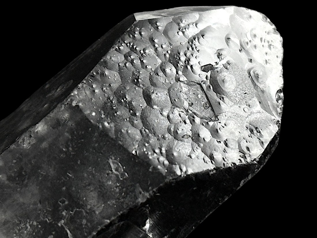 レア! マダガスカル産 変わりファセット 水晶 ポイント / Crystal Quartz