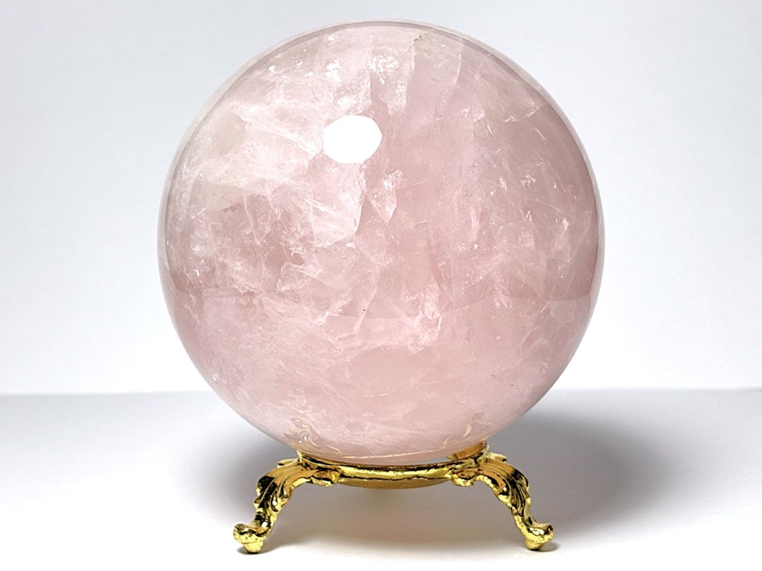 ブラジル産 ローズクォーツ 96mm 丸玉 / Rose Quartz