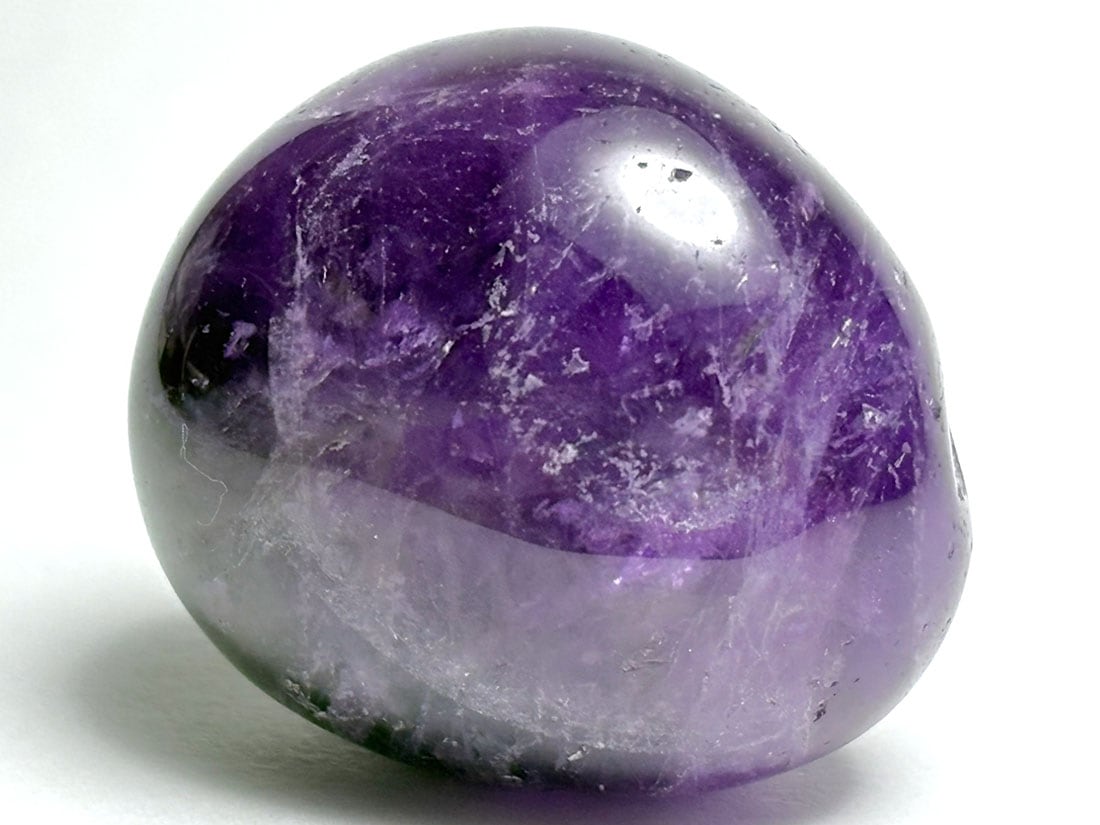 300g★特選NEW★愛の守護石♡【アメジスト『紫水晶』タンブル】❤️ アメジスト タンブル 紫水晶 1個 Amethyst 財運も集める愛の