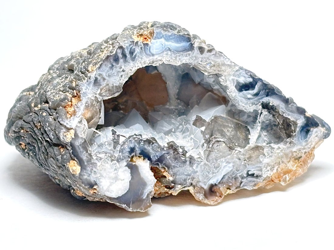 C-54 ジオード 334g 水晶 クォーツ 原石 自然石 鑑賞石 誕生石 鉱石 水晶原石重さ1722g 天然石クリスタル貴重！クォーツインクォーツ貫入