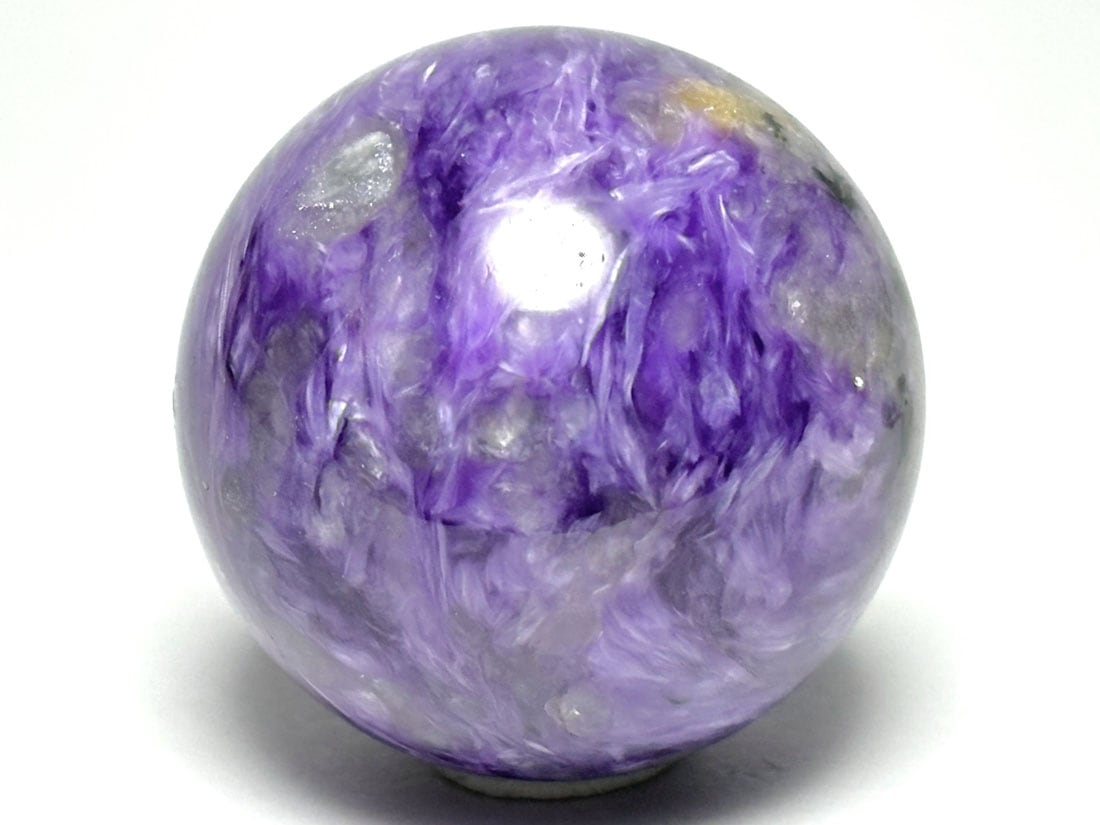 ロシア産 チャロアイト 29mm 丸玉 / Charoite Sphere
