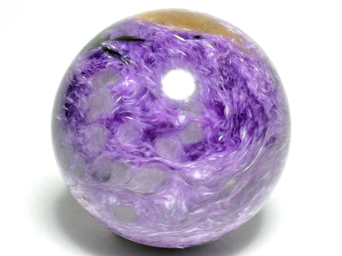 ロシア産 チャロアイト 29mm 丸玉 / Charoite Sphere