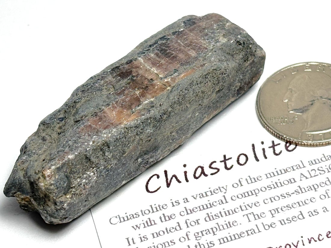 湖南省産 キャストライト / Chiastolite