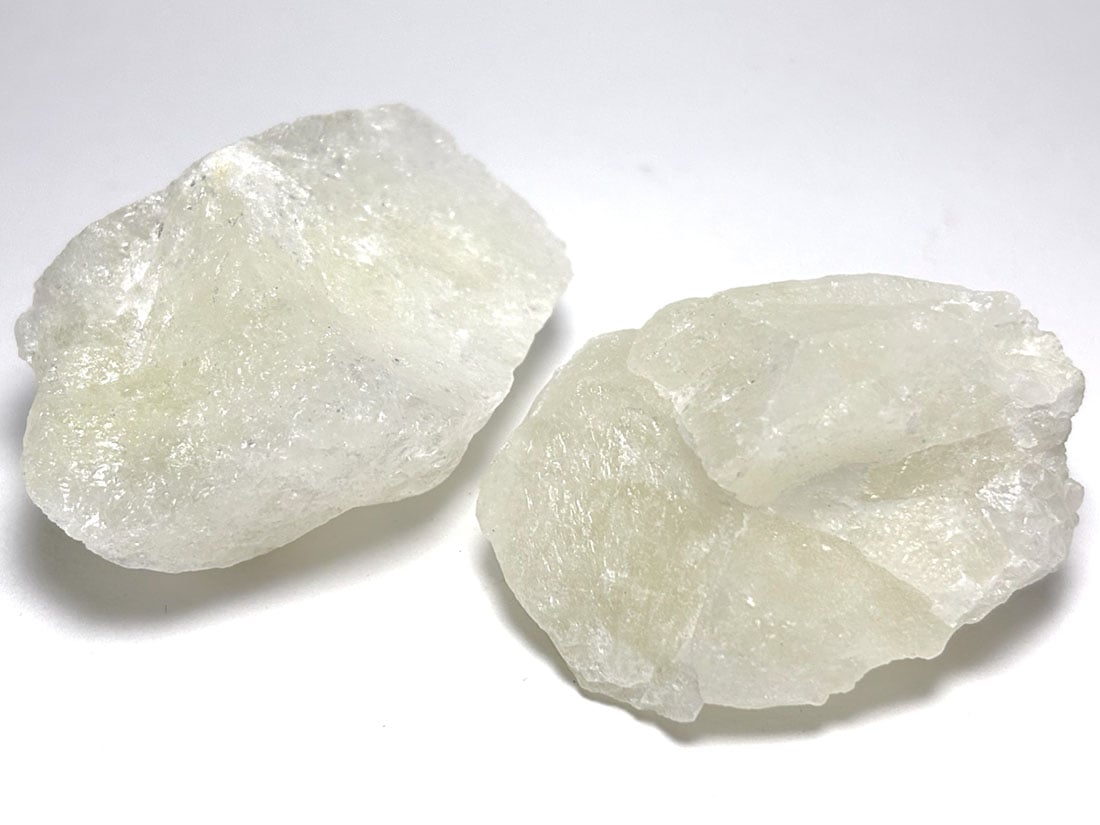 ブラジル産 レモンクォーツ ラフ 2個セット  / Sulfer in Quartz