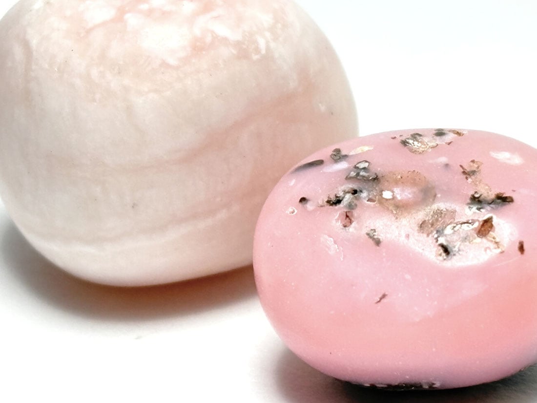 ペルー産 ピンクオパール タンブル  2個セット / Pink Opal 