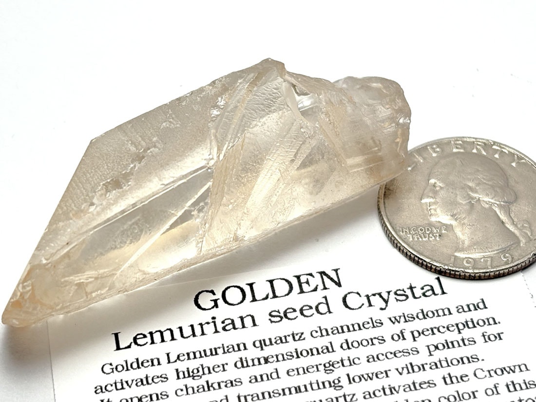 ブラジル・バイーア州産  ゴールデンレムリアン  / Golden Lemurian