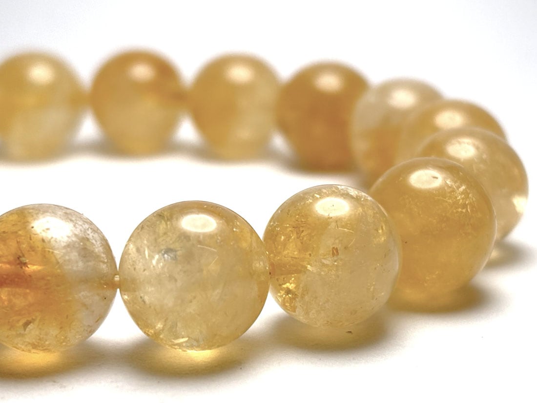 シトリン 12㎜ ブレスレット  (黄水晶) / Citrine