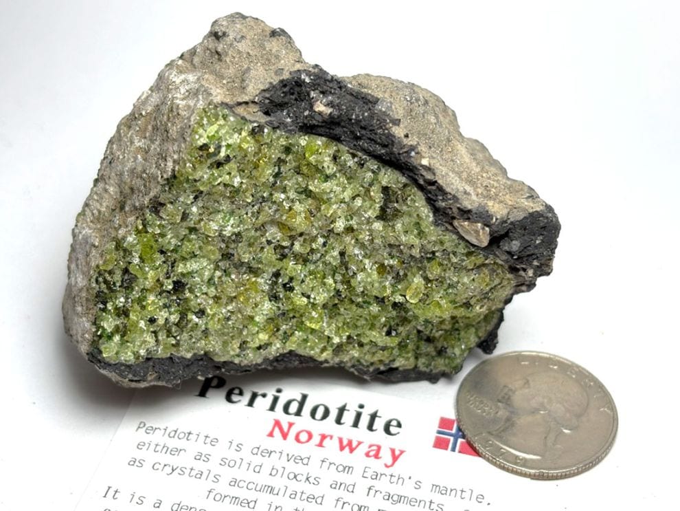 ノルウェー産 ペリドタイト ( 橄欖岩 ) / Peridotite