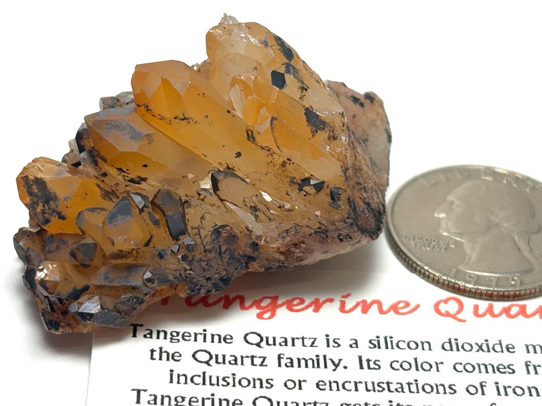 ブラジル産 タンジェリンクォーツ / Tangerine Quartz