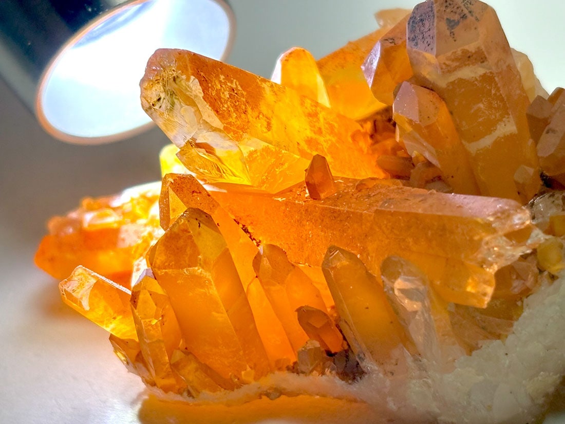 タンジェリンクォーツ原石