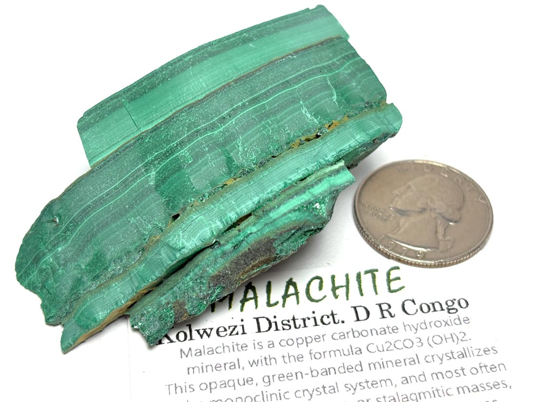 コンゴ民主共和国産 マラカイト / Malachite ( 孔雀石 )