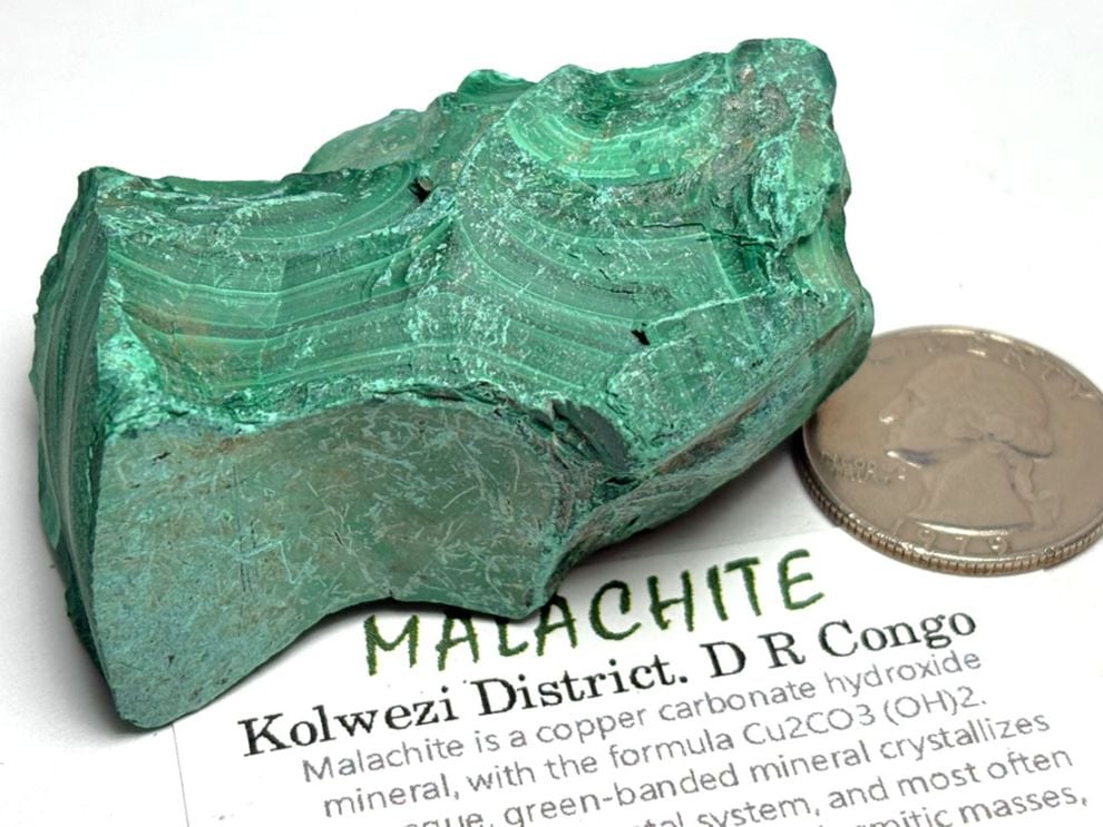 コンゴ民主共和国産 マラカイト / Malachite ( 孔雀石 )