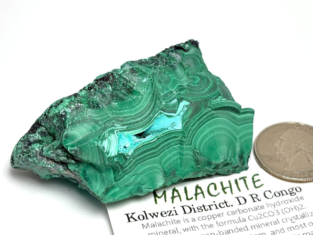 コンゴ民主共和国産 マラカイト / Malachite ( 孔雀石 )