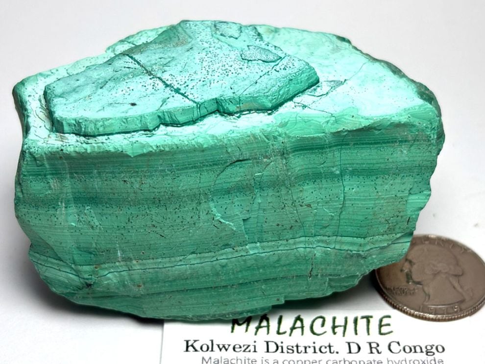 コンゴ民主共和国産 マラカイト / Malachite ( 孔雀石 )