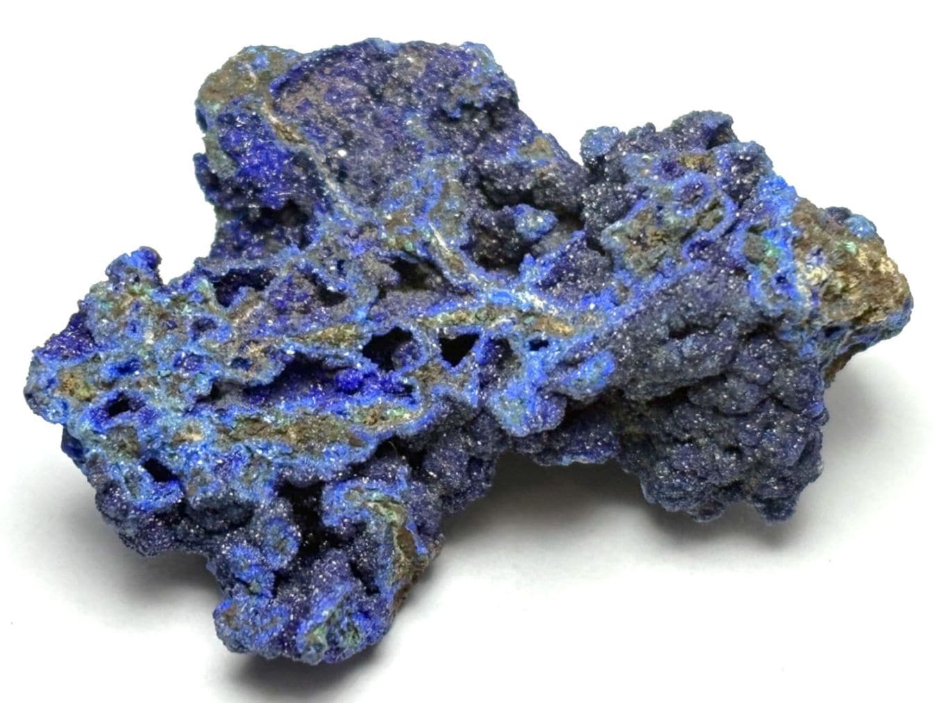 【大型レア】アズライト　鉱物 Azurite(geode) アズライト・ペアー（ジオード）｜Color-NAVY