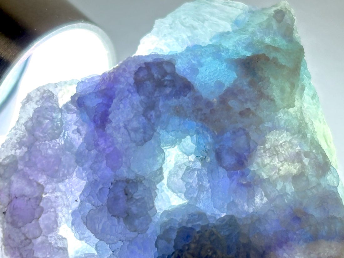 貴州省産 フローライトwithクリソコラ / Fluorite with Chrysocolla  (蛍石・珪孔雀石)