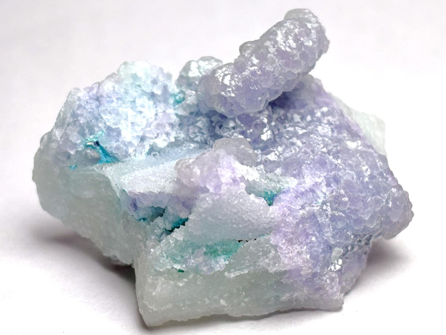 貴州省産 フローライトwithクリソコラ / Fluorite with Chrysocolla  (蛍石・珪孔雀石)