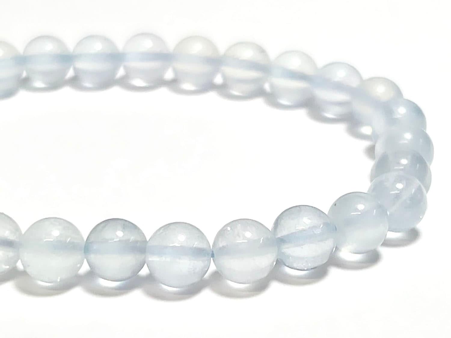 アクアマリン 6mmブレスレット  ( 藍玉 )/ Aquamarine