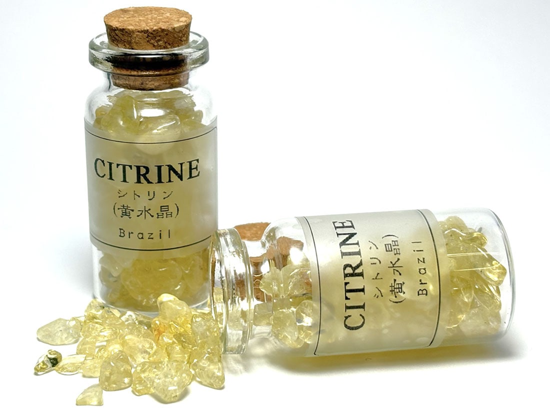 ブラジル産 シトリン (小瓶入り) アソート